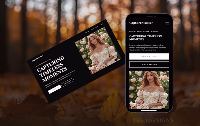 Photography Studio Website Design