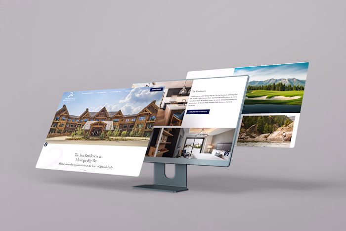 Montage Residences Big Sky Website Redesign Concept
