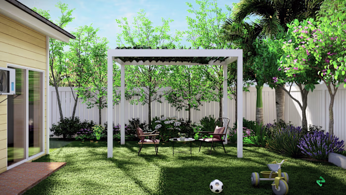 Backyard Design in Florida USA