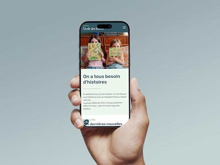 Webflow Development for a renowned French children's publisher