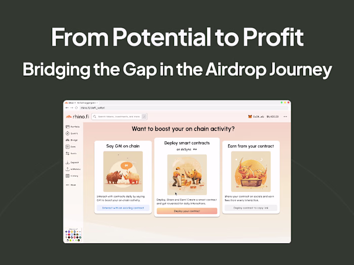 Bridging the Gap in the Airdrop Journey