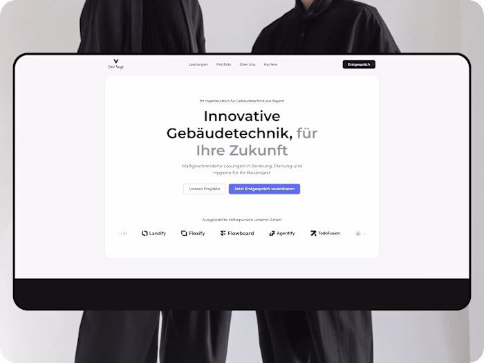 Web Design for Der Vogt