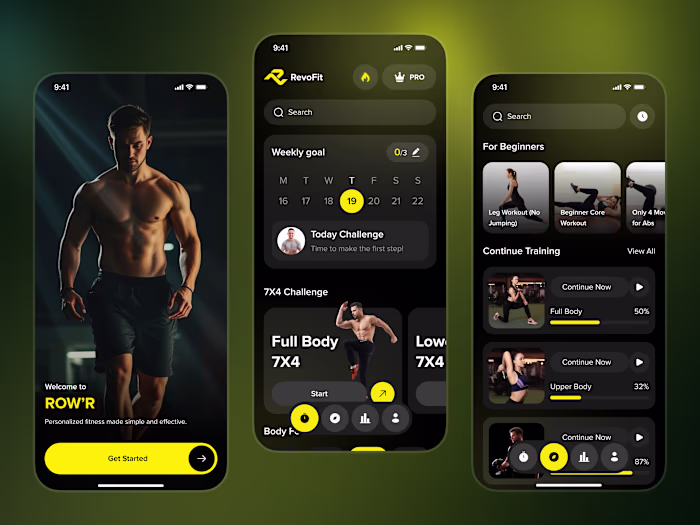 Smart Workout & Fitness Mobile