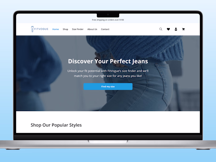 FitVogue (E-Commerce Site)