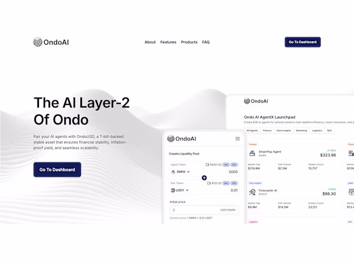 OndoAI – Innovative AI Solutions Website