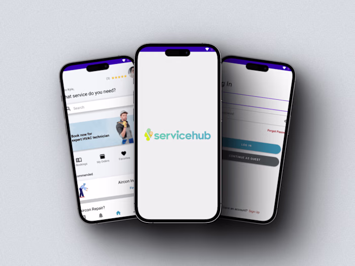 SERVICEHUB -A mobile e-commerce application for HVAC industry