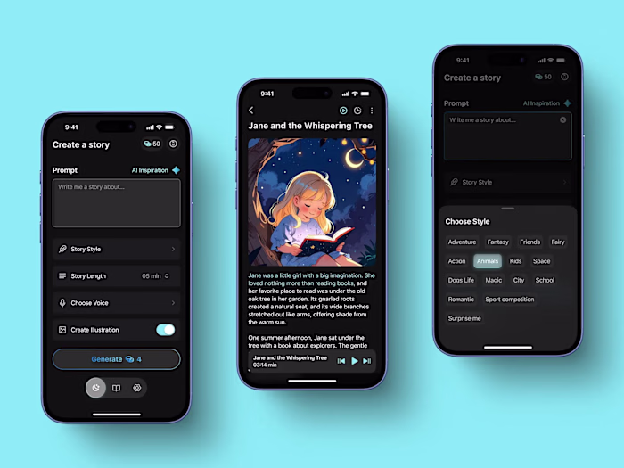 AIRY — Kids Bedtime AI app