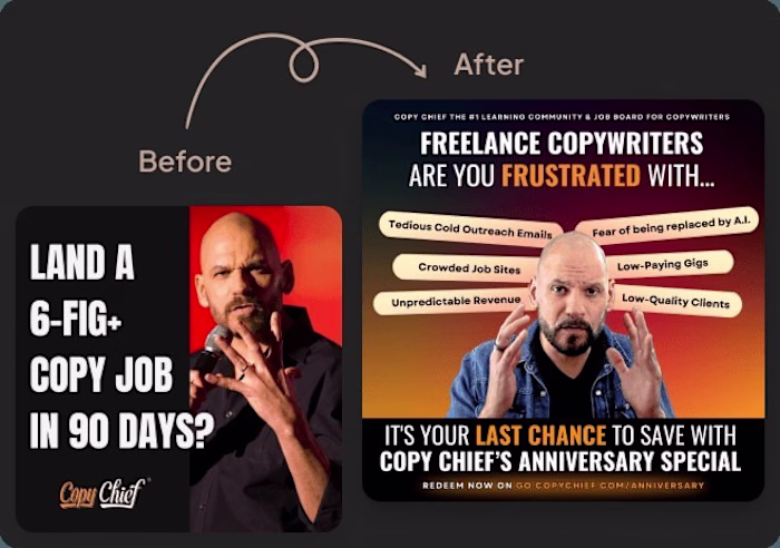 Copy Chief: World of Financial Copy Promo Funnel