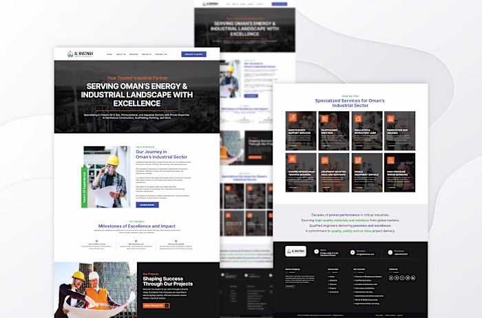 Corporate Website Design for ABI E&S