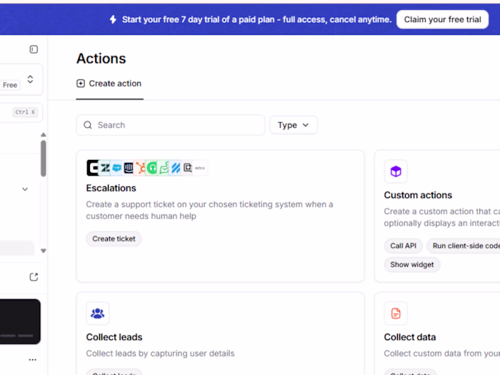 Chatbase bot design and training