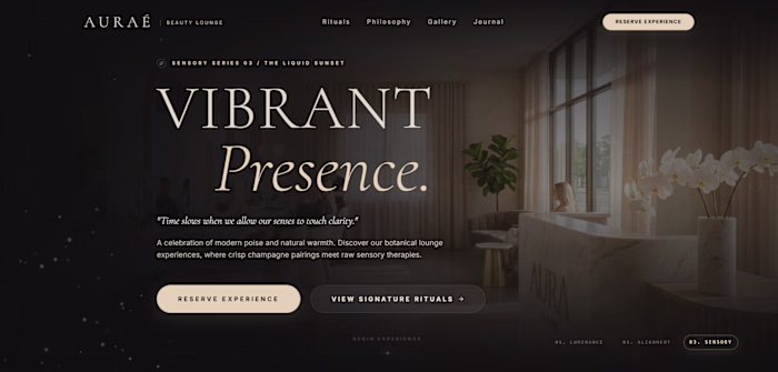 Designed a luxury beauty lounge