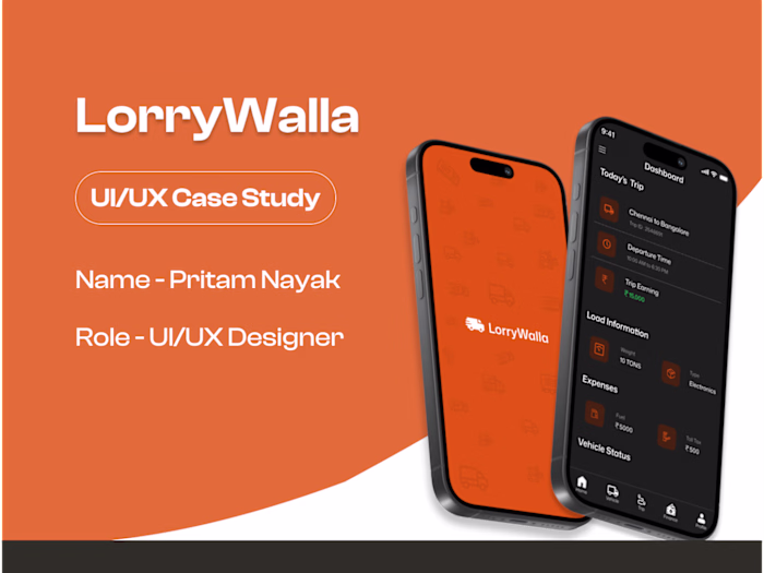LorryWalla Case Study by Pritam on Dribbble