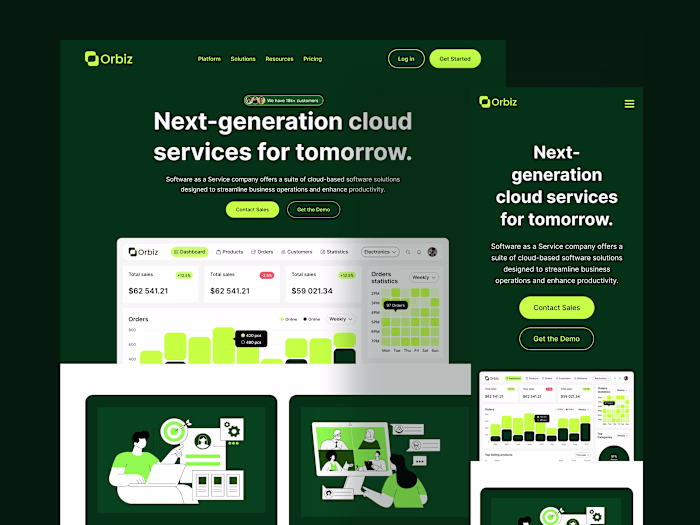 Orbiz  SaaS and startup businesses.