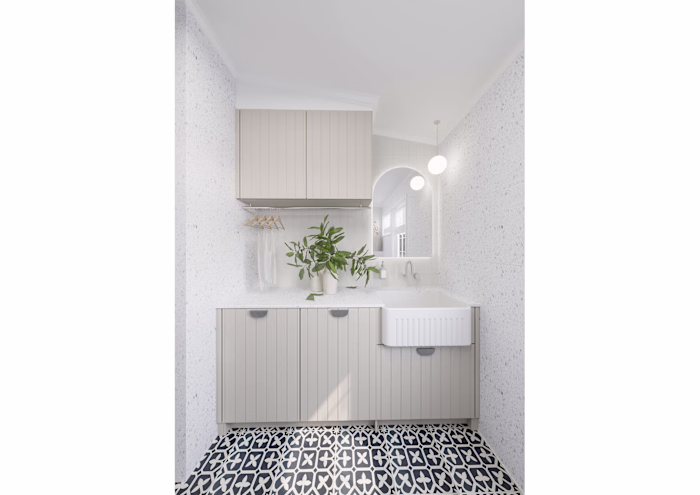 BATHROOM WITH LAUNDRY