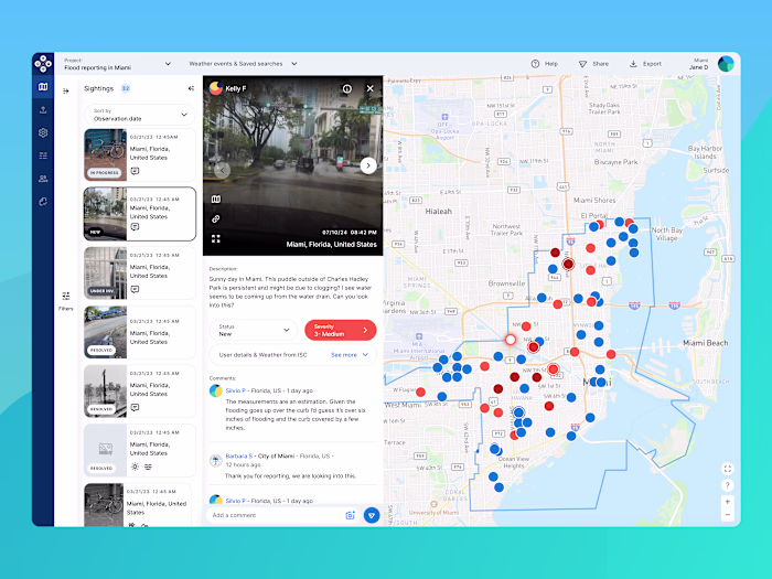 ISeeChange Insights Dashboard