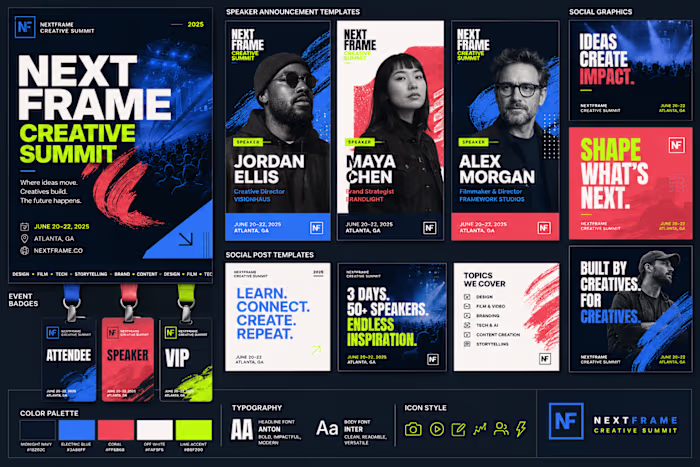 NextFrame Creative Summit” is a