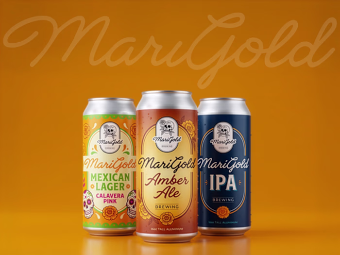 Marigold Brewing Brand Identity Design