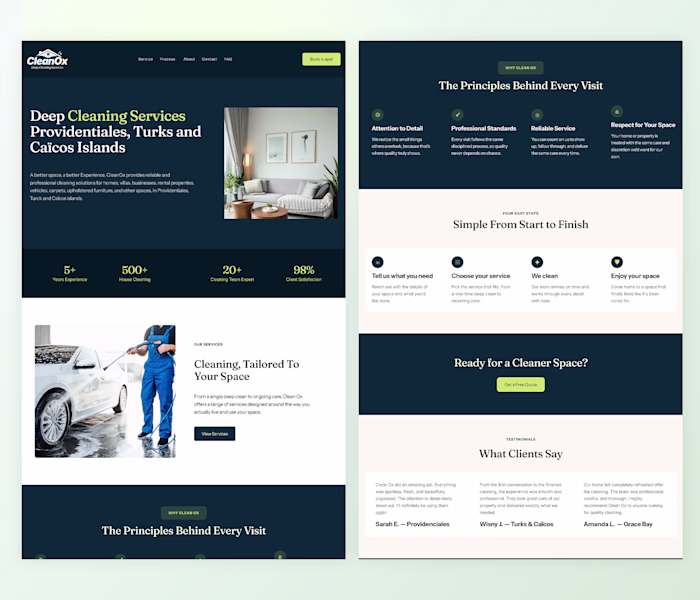 Framer Website Design