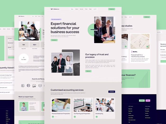 ProBalance | Accounting Webflow Website