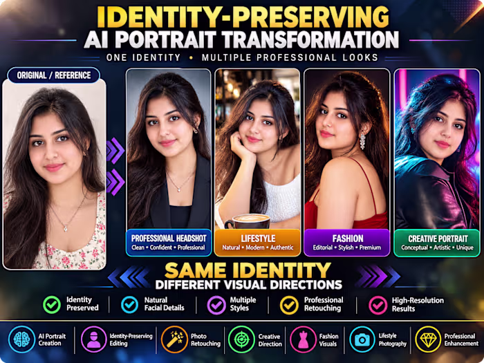 Identity-Preserving AI Portrait Transformation
This project