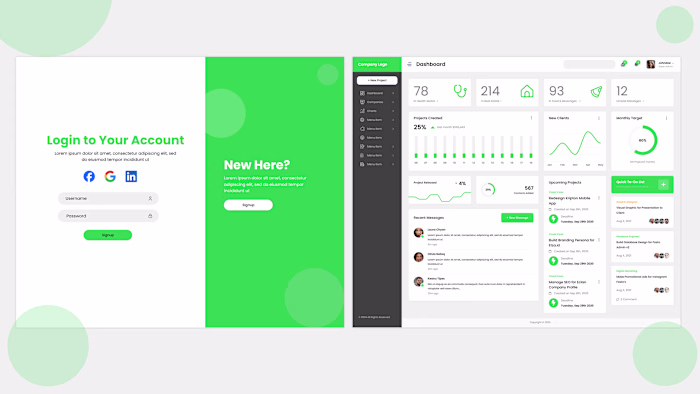 SAAS Dashboard UI