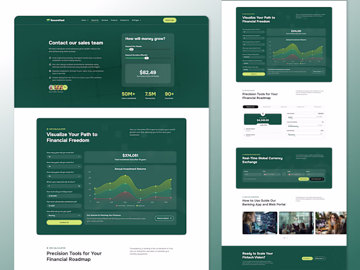 SecureVest – Loan Application & EMI Calculator | tools UI
