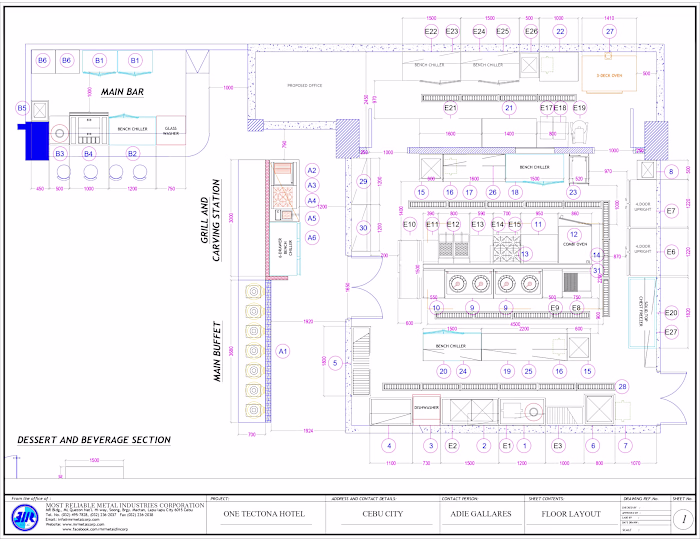 Commercial Kitchen Floor Layouts