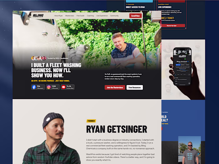 WashPros — Full-Stack Brand, Funnel & Web Build 