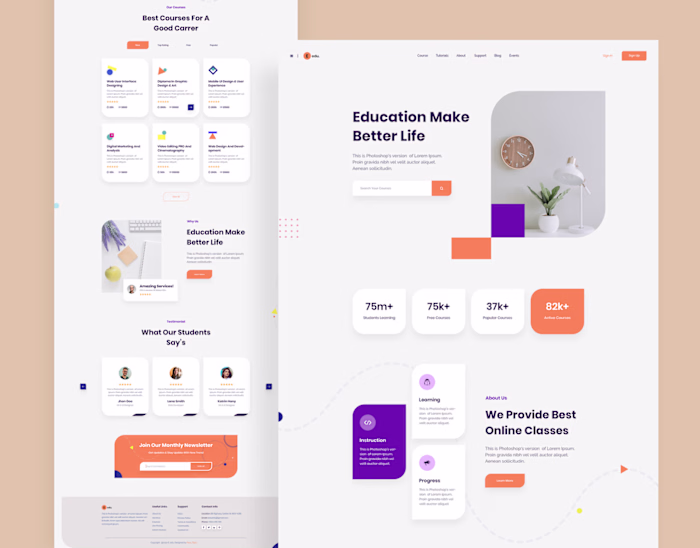 Online Course Landing Page