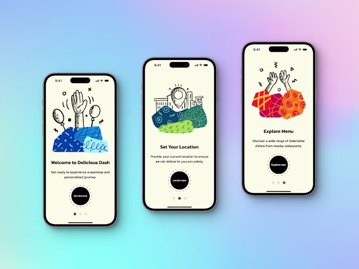 Delicious Dash : Food Delivery Application Onboarding Process