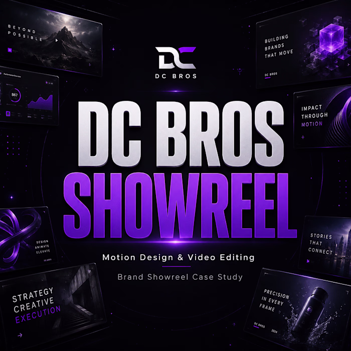 DC Bros Showreel Motion Design & Video Editing