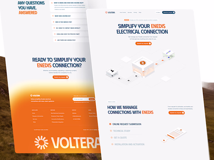 Voltera - Complete website system