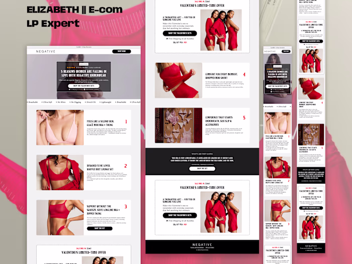  Listicle Landing page Design