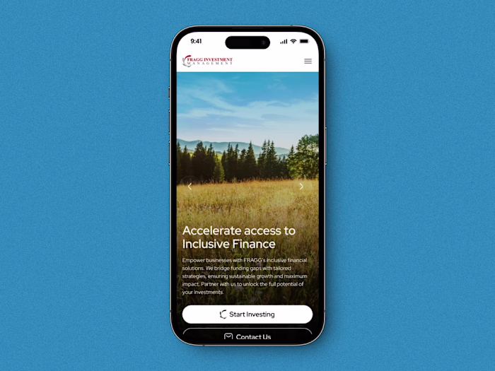 FRAGG Invest Website Redesign