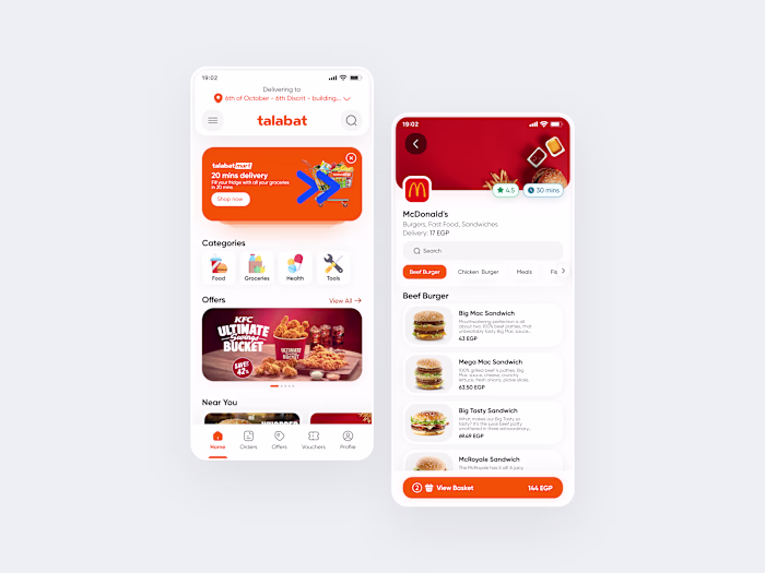Redesign for Talabat App