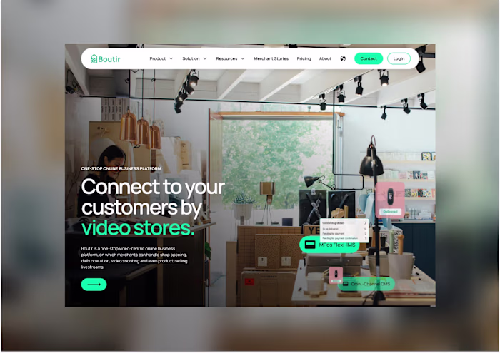 Boutir - Digital transformation to Webflow