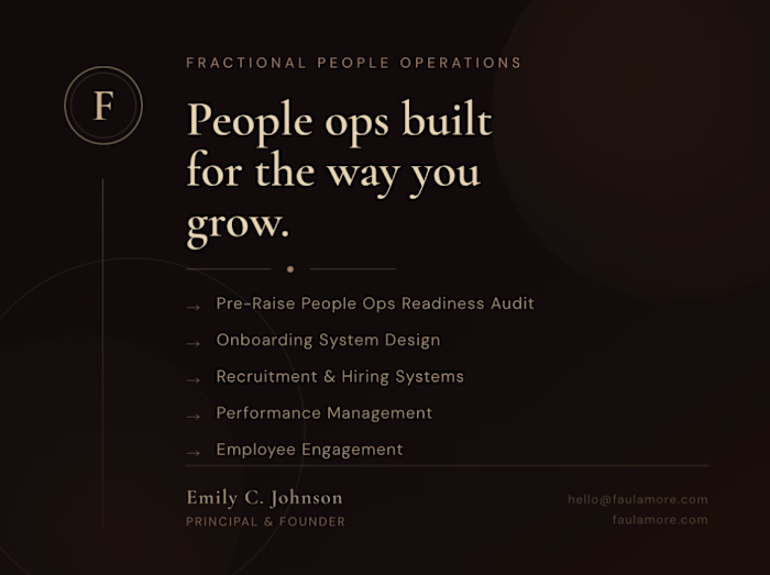 Faulamore--Services Overview