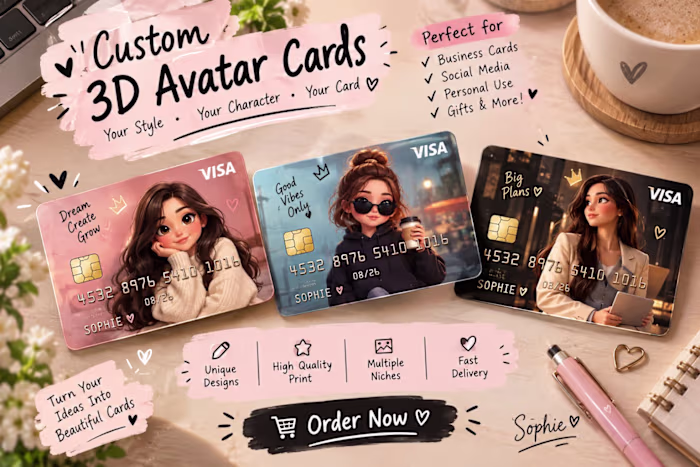 I create personalized 3D avatar
