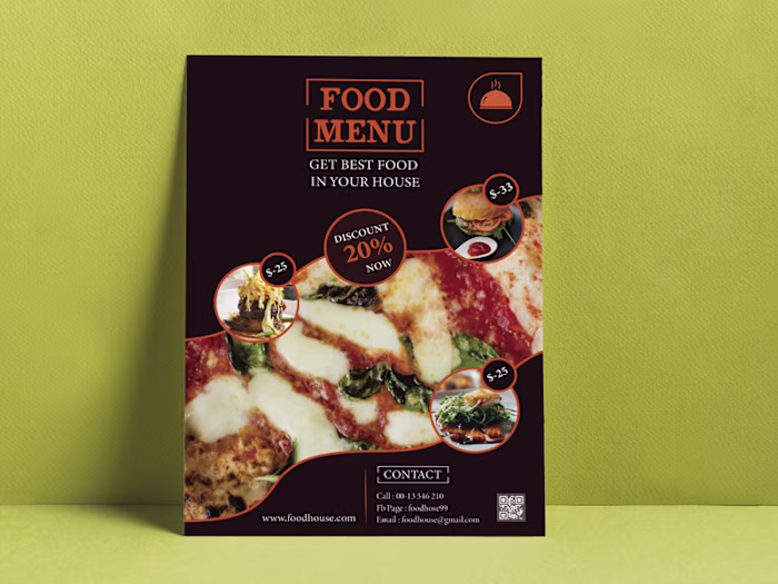 Restaurant Flayer Design.