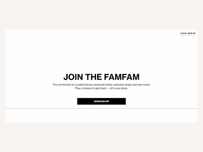 FAMFAM: Music Community App Launch