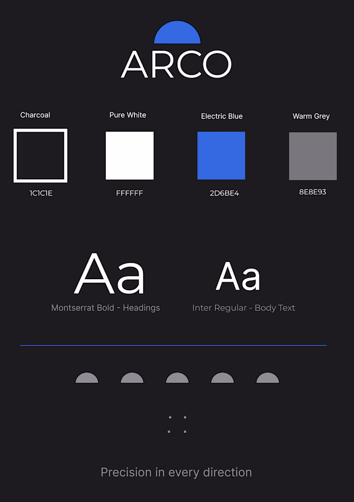 A precise, confident identity built