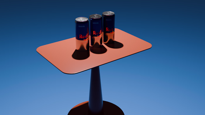 Stunning 4K Rendering of Red Bull Soda Can for Projects