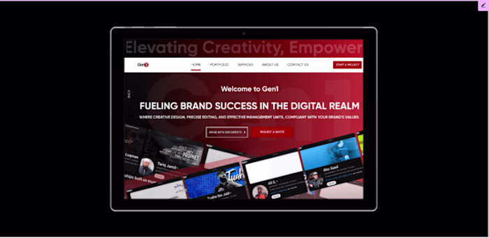 Ui Ux Design For A agency