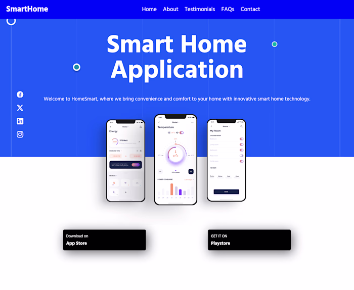 SmartHome website
