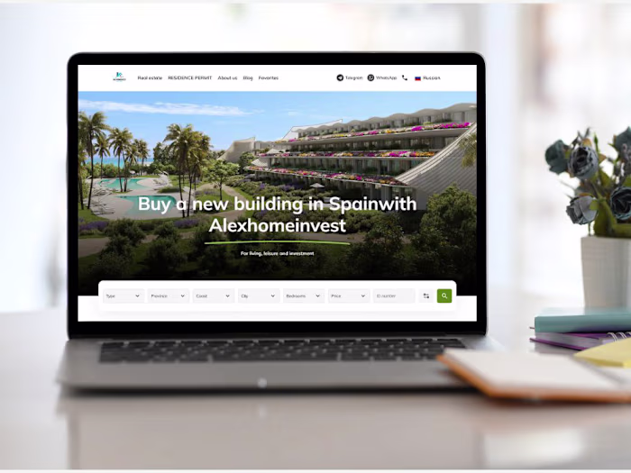 Squarespace Real Estate Website | UI/UX Design