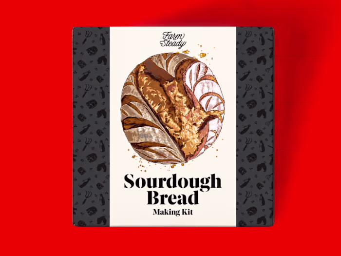 Sourdough Baking Kit Packaging Design