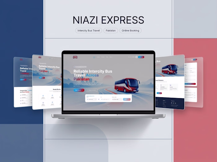 Niazi Express Website and Digital Booking Platform