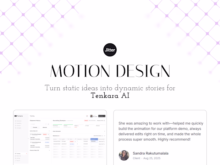 Tenkara AI Product Animations