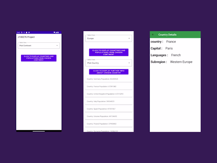 Country Picker Android App Development