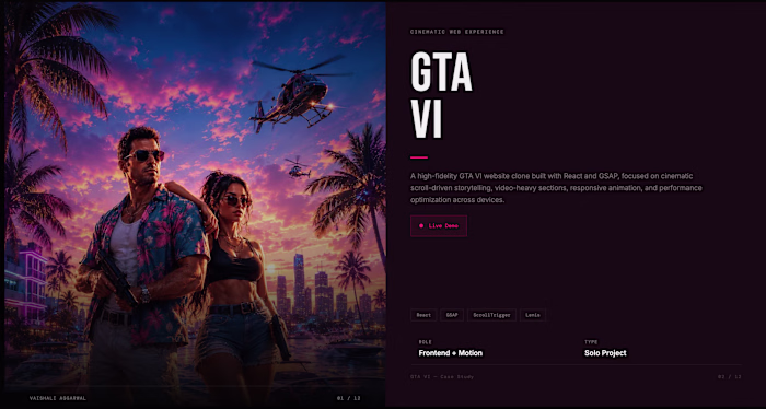 GTA VI Clone Website